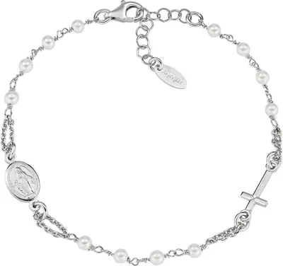 Immagine prodotto di Bracciali con ciondoli fissi Amen Collezione Argento Rosari - unisex