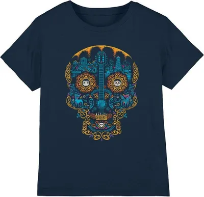 Produktbild von Coco - "Day Of The Dead" T-Shirt für Kinder TV4035 (152-158) (Marineblau)