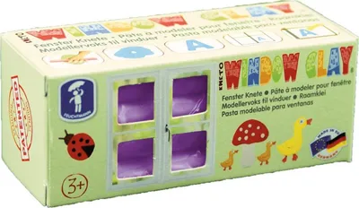 Produktbild von Feuchtmann Window Clay, Violett, Kind, Junge/Mädchen, 3 Jahr(e), Modellierton, Europa