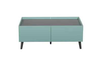 Image de Melton table basse bleue, grise.