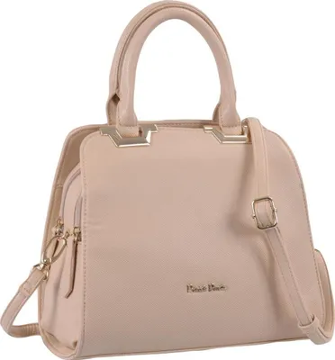 Produktbild von schicke Daniele Donati Damentasche mit 2 Henkeln, dunkles beige