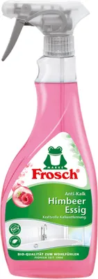 Produktbild von Frosch Himbeer-Essig Anti-Kalk 500 ml - Universal - Kalkentferner - Flüssigkeit - 500 ml