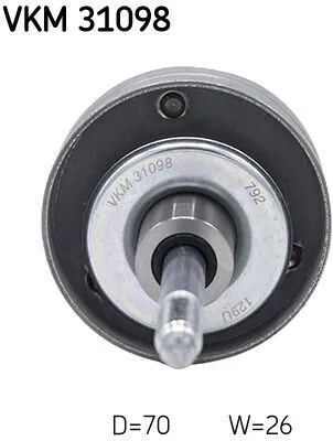 Produktbild von SKF VKM 31098 Umlenkrolle Keilrippenriemen für VW GOLF VI (5K1) Golf V Schrägheck (1K1) TOURAN (1T1, 1T2) GOLF PLUS (5M1, 521) TOURAN (1T3)