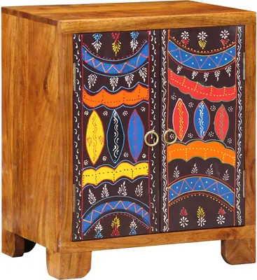 Produktbild von vidaXL Sideboard Mehrfarbig 50x35x60 cm Massivholz Akazie