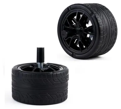 Produktbild von Automatischer rotierender Aschenbecher 11,5 cm RIM KOŁO schwarz