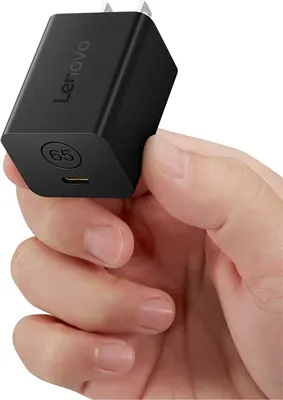 Produktbild von Lenovo GaN Nano 65W, Drinnen, AC, 20 V, 3,25 A, 1,8 m, Schwarz