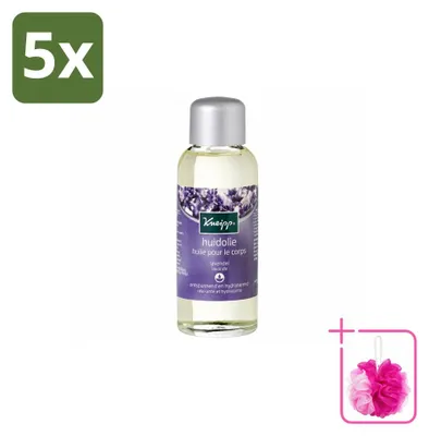 Produktbild von 5 x Kneipp Hautöl Relaxing - Lavendel - 100 ml - Sparpackung - 5 Stücke