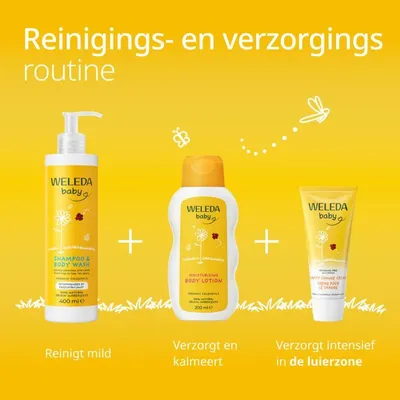 Productafbeelding van Weleda Calendula Shampoo & Douchecreme (400 ml)