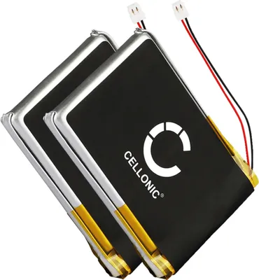 Image de CELLONIC 2x Batterie pour Casque micro Compatible avec Jabra Pro 9470, Pro 9450, Pro 9460, AHB412434PJ - (230mAh, 3.7V)