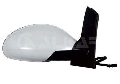 Produktbild von ALKAR 6140056 Außenspiegel Seitenspiegel Rechts für SEAT Altea (5P1) Beheizt Konvex Grundiert Elektrisch