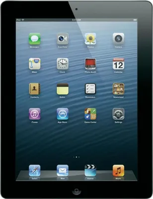 Produktbild von Apple iPadMD523FD/A 24,6 cm (9,7 Zoll) (IPS-Technologie (In-Plane-Switching), Retina-Display) 32 GB Tablet-PC - Apple A6X Prozessor - Schwarz - iOS 6 - Multi-Touch 2048 x 1536 Display - Bluetooth - LED Hintergrundbeleuchtung - Slate