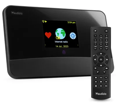 Productafbeelding van DAB+ Radio Tuner - WiFi Bluetooth - 150 Voorkeurszenders - Compact - Zwart