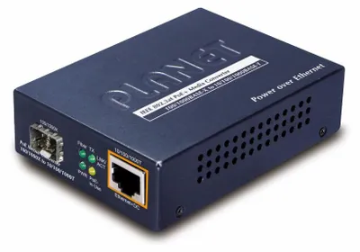 Image de PLANET 1000Base-X to 10/100/1000Base-T PoE (mini-GBIC, SFP)