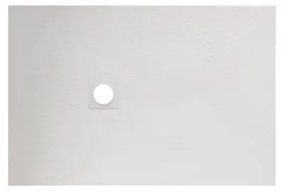 Produktbild von Duschspa 80x100x3cm Rechteck Duschwanne Weiß Schiefereffekt Duschtasse für Badezimmer Duschkabine Duschwand