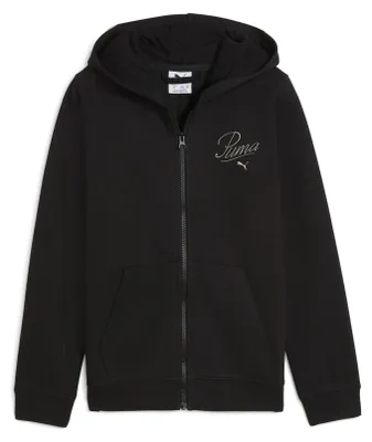 Produktbild von PUMA Boy's ESS Script Full-Zip Hoodie FL G Coat (1er Pack)