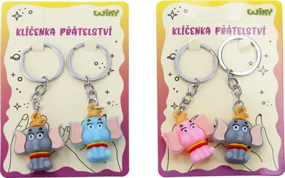Immagine prodotto di Portachiavi 2 pezzi - Elefante