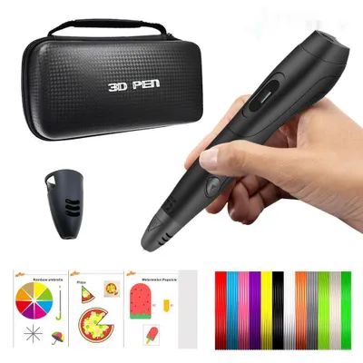 Produktbild von ZELURXX 3D-Druckstift für Kinder, 6 Geschwindigkeitsstufen, für PLA und ABS, 3D-Zeichenstift, Kreativ-DIY-Spielzeug,