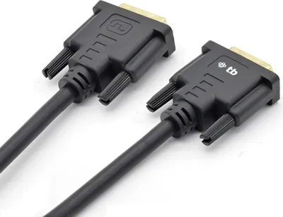 Produktbild von TB DVI cable M 24 + 1 1.8 m. Black, gold plated