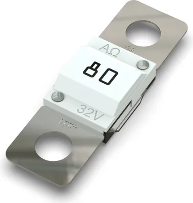 Produktbild von 1x AUPROTEC Midi Hochstromsicherung 80A Schraubsicherung weiß
