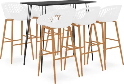 Produktbild von 7-tlg. Bar-Set Schwarz und Weiß