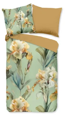 Produktbild von Duvet cover Good Morning 155x220 + 1* 80x80 cm - watercolor drawn flowers