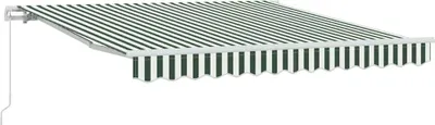 Zdjęcie produktu dla Markiza Zielony i Biały 300 x 250 x 165 cm Poliester