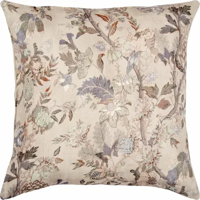 Produktbild von pad Kissenhülle Agamo hellgrau 60 × 60 cm 100% Leinen fest grob gewebt
