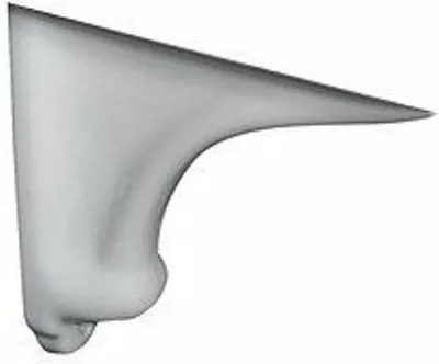 Immagine prodotto di Console in Vetroceramica RETRO per lavabo 105001, 1 pezzo, bianco