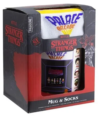 Obrázek produktu pro Dárková sada hrnků a ponožek Stranger Things pro fanoušky