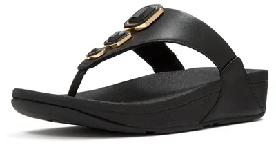 Produktbild von FITFLOP Lulu Bold Crystals Zehenstegsandalen SCHWARZ 39