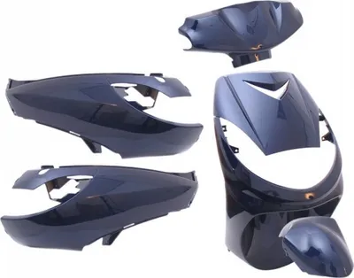Produktbild von Verkleidungsset Verkleidung PEUGEOT Vivacity 6-teilig Blau-Metallisch