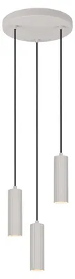 Productafbeelding van 3-lichts hanglamp Soka grijs