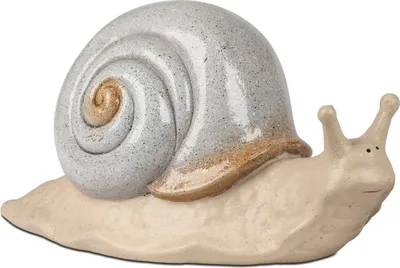 Produktbild von Dekofigur Schnecke STONE BLUE L. 37cm creme blau aus Magnesia Formano S26