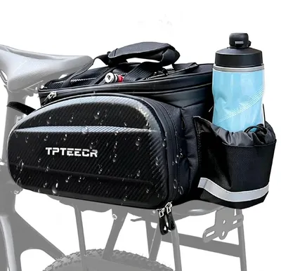 Immagine prodotto di Borsa da bicicletta 3-in-1 per portapacchi, 15 litri, impermeabile