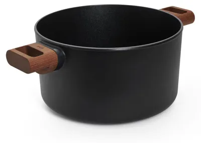Eco Logic QXR Pfanne Ø 24 cm, 4,5 L, Antihaft, ofenfest, schwarz