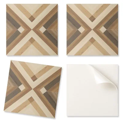 Obrázek produktu pro Vinylové obkladové panely do kanceláří, geometrický vzor, 9 x 30 x 30 cm