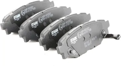 Produktbild von STARK SKBP-0010221 Bremsbeläge Satz Hinten für SUBARU FORESTER (SH) FORESTER (SJ) Legacy IV Kombi (BP) XV (GP) IMPREZA Schrägheck (GR, GH, G3)
