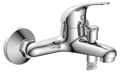 Produktbild von SCHÜTTE Badewannenarmatur ATHOS PLUS, Mischbatterie Badewanne, Wasserhahn Bad Chrom