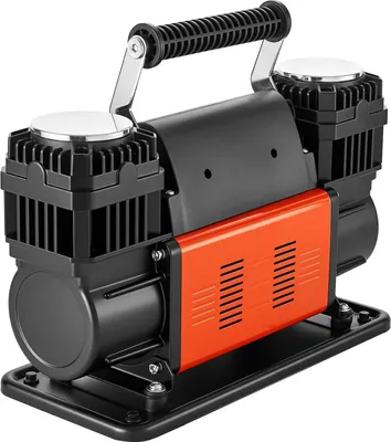 Obrázok produktu pre Dvojvalcový vysokovýkonný vzduchový kompresor, prenosný hustilka pneumatík s výkonom 300 l/min, 12 V, 150 PSI, terénna vzduchová pumpa s digitálnym tlakomerom a adaptérmi pre nákladné automobily, SUV, vozidlá 4 x 4 a karavany