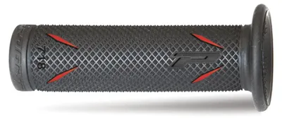 Produktbild von PROGRIP PG718 Motorradgriffe 22/25mm Schwarz/Rot Zweikomponenten 122mm