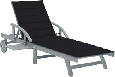 Produktbild von Sonnenliege mit Auflage Akazie Massivholz