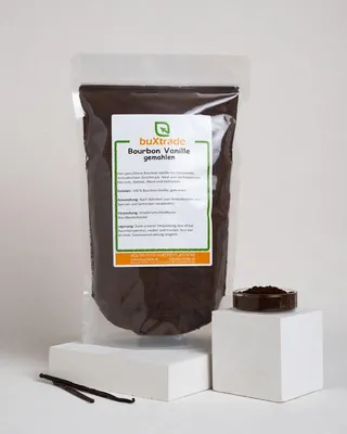 Produktbild von 250 g Bourbon Vanille gemahlen | gemahlen | Pulver | Vanillin | Buxtrade