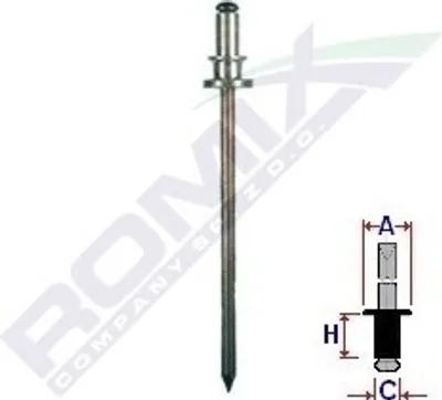 Produktbild von Befestigungsniet 10 Stück 7,5 mm Durchmesser