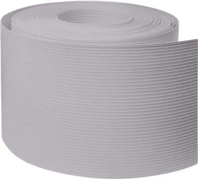 Produktbild von Thermoplast® PP Sichtschutzstreifen Doppelstabmatten Zaunblende 26 m 1,65 mm GRAU