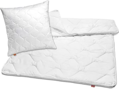 Produktbild von Kopfkissen 80 x 80 cm & Bettdecke 135 x 200 cm, 4-Jahreszeitendecke, allergikergeeignet, 100% Mikrofaser, sleepling