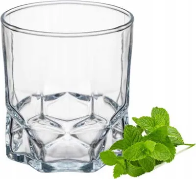 Image de Verre à whisky et à boisson bas 320ml 9x8cm transparent