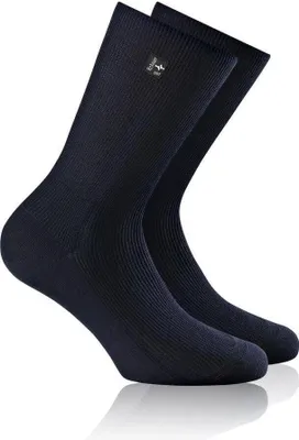 Produktbild von Rohner Socken Bambus 2er Pack marine 43-46