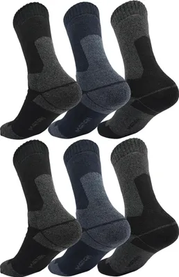 Produktbild von 12 Paar Herren Thermo Winter Socken Vollfrottee Warm Baumwolle; 6er Mix1/43-46