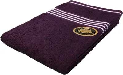 Produktbild von Handtuch / Duschtuch / Badetuch 100% Baumwolle uni vollfarbe 50 x 100 cm - beere (40) - 2x