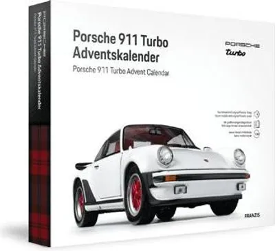 Produktbild von FRANZIS 67322 - Porsche 911 Turbo Adventskalender - Maßstab 1:24 in Grand-Prix-Weiß